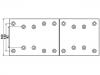 Brake Lining Kit:88.50220.0045